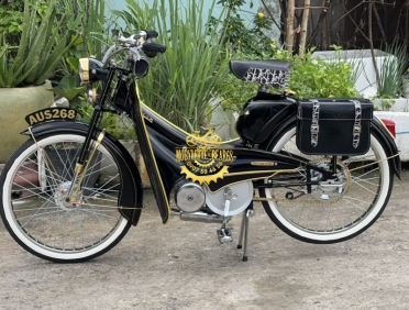 Mobylette AV44 - Màu Đen