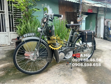 Mobylette AV3 - Màu Xám Đậm