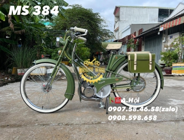 Mobylette AV32 - Màu Xanh Quân Đội