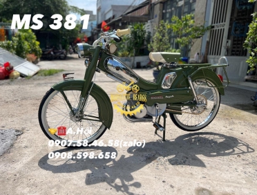 Mobylette AV65 - Màu Xanh Quân Đội