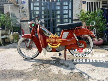 Mobylette AV89 phuộc thẳng đèn tròn VERSION 2