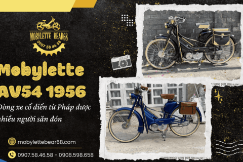 Mobylette AV54 1956 và hành trình trở thành xe cổ được săn đón