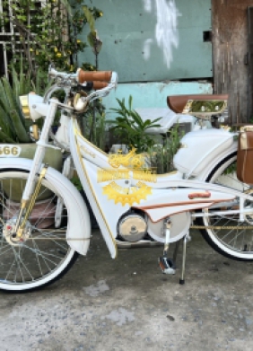Mobylette AV44 - Màu Trắng